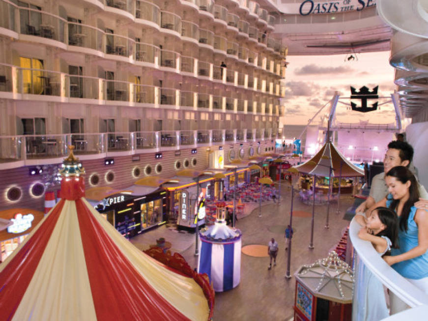 Rccl lancia un virtual tour per scoprire Oasis of the Seas
