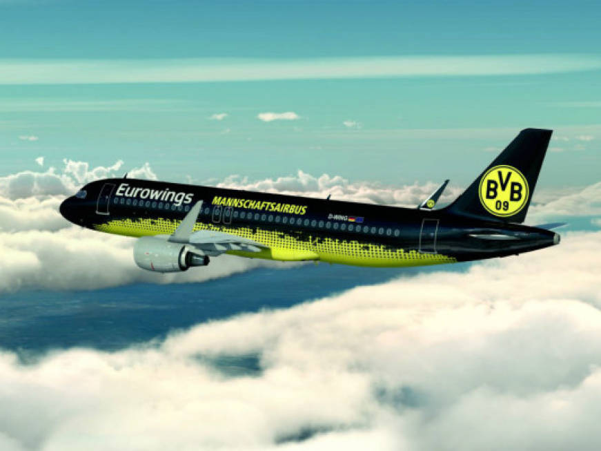 Eurowings fa volare i calciatori del Borussia Dortmund