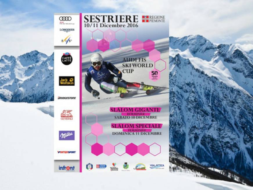 Stagione invernale al via in Piemonte con la Coppa del Mondo di Sci Alpino a Sestriere il 10 e 11 dicembre