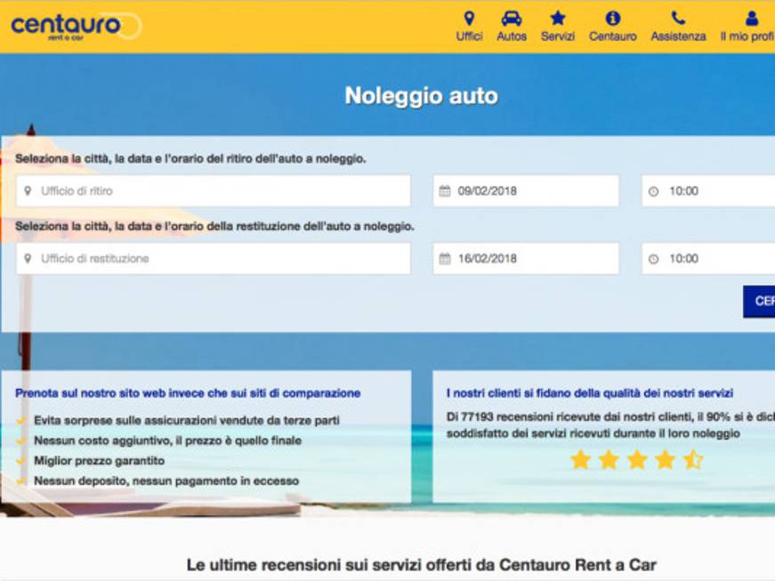 Debutta in Italia l&amp;#39;autonoleggio spagnolo Centauro