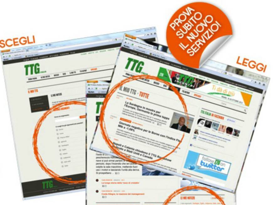 Guida alle funzioni di ttgitalia.com: &amp;quot;Il mio TTG&amp;quot;