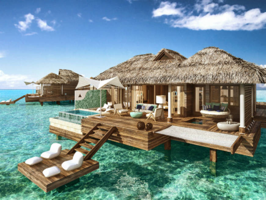 Le over-the-water suite debuttano ai Caraibi con la firma Sandals Resorts
