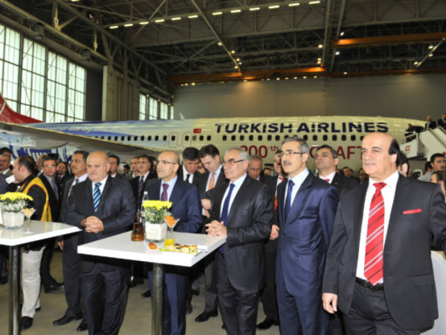 Turkish: la flotta raggiunge quota 200 aerei