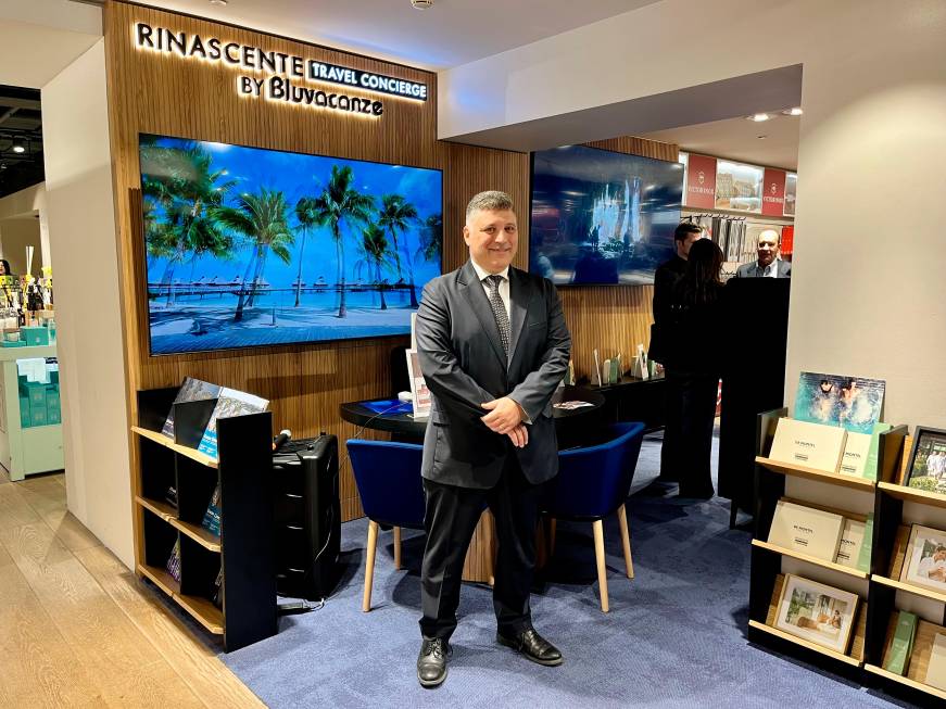 Bluvacanze inagurail travel conciergealla Rinascente di Milano