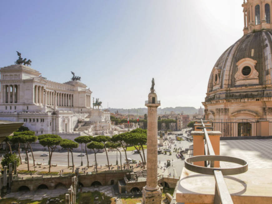 Roma senza americani, due camere prenotate su 100
