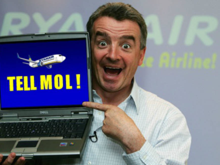 Debutta &amp;#39;Tell Mol&amp;#39;, Ryanair versione friendly