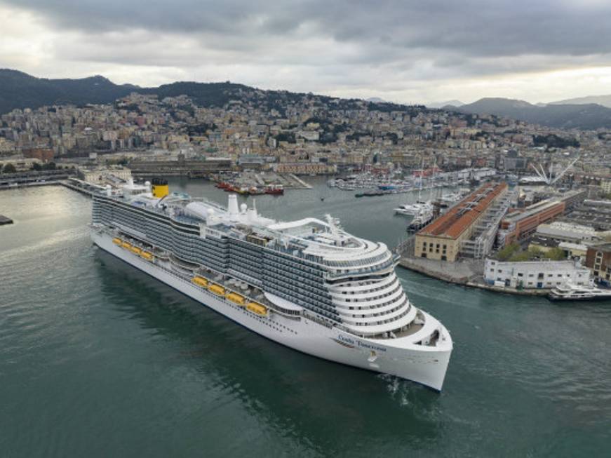 Costa Toscana debutta a Genova, 200 gli scali di Costa Crociere in Liguria