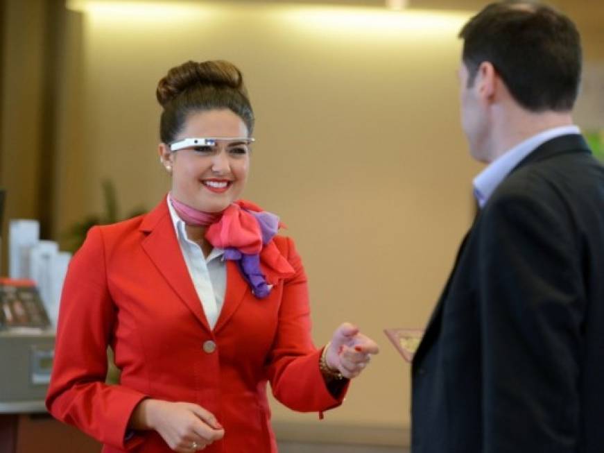 I Google Glass per le hostess di Virgin Atlantic