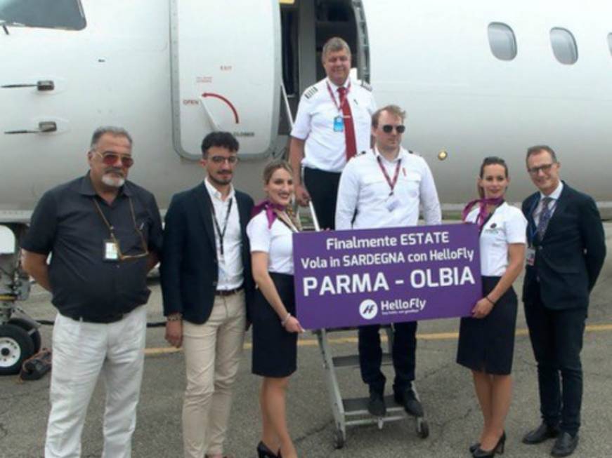 Debutta il Parma-Olbia di HelloFly con 3 frequenze settimanali