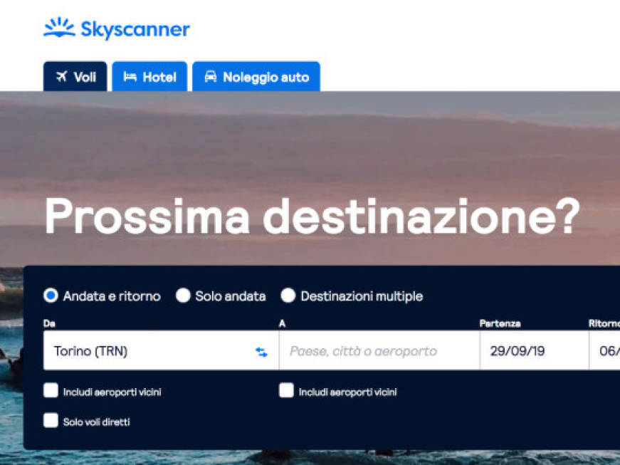 Skyscanner tocca quota 100 milioni di utenti al mese e presenta il nuovo brand