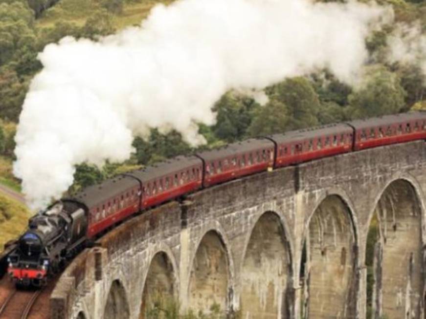 Scozia in treno come sull'Hogwarts Express di Harry Potter