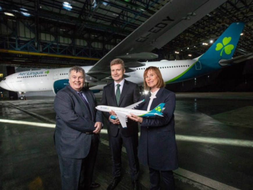 Aer Lingus, un nuovo logo per supportare la crescita internazionle