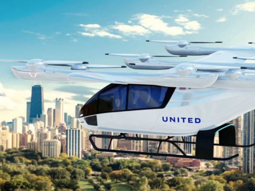 United investe nei taxi elettrici: obiettivo debutto nel 2026