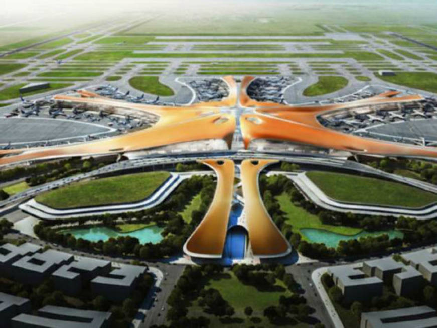 L&amp;#39;aeroporto più grande del mondo apre nel 2019 a Pechino