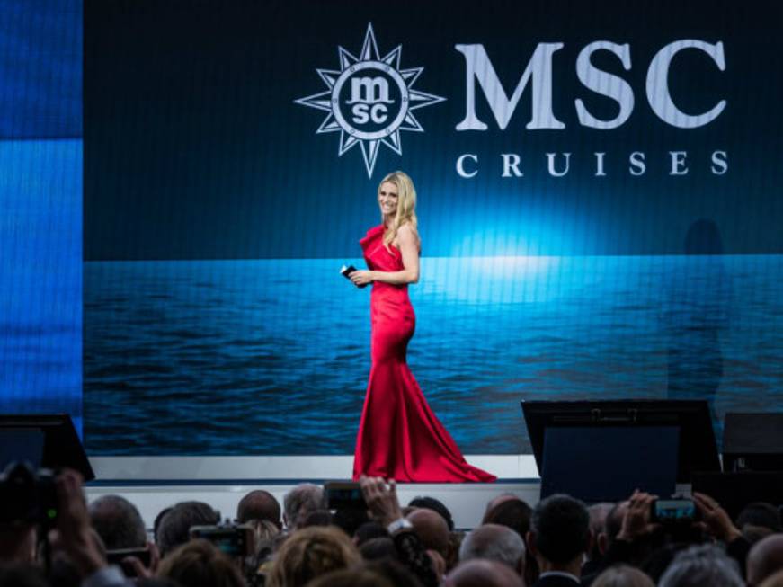 Msc Crociere chiama Michelle Hunziker per la cerimonia di battesimo di Grandiosa