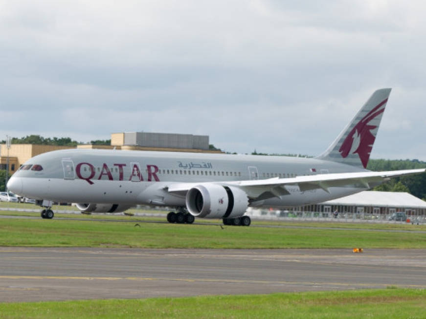 Qatar Airways posiziona il B787 Dreamliner sulle rotte per l&amp;#39;India