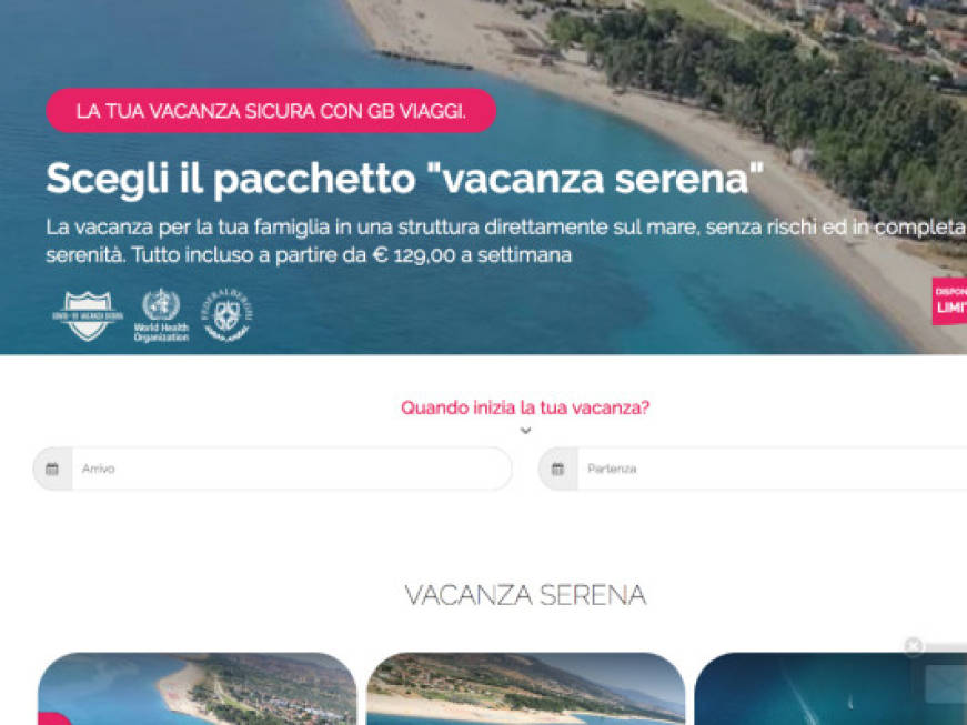 GB Viaggi lancia i pacchetti ‘Vacanza serena’ per l’Italia