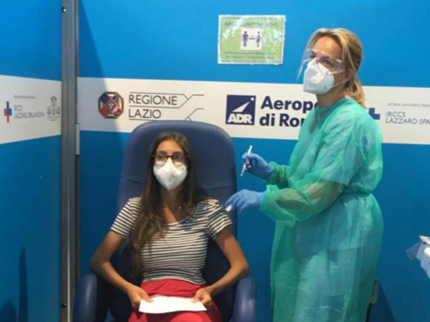 Adr, nuovo punto vaccini inaugurato oggi all'aeroporto di Fiumicino