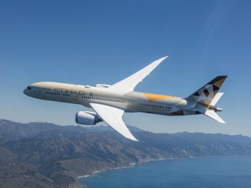 Etihad introduce il Dreamliner sulla Roma-Abu Dhabi