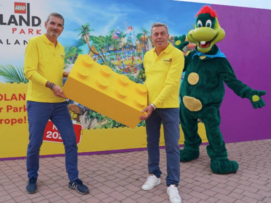 Gardaland, posato il primo mattoncino del Legoland Water Park