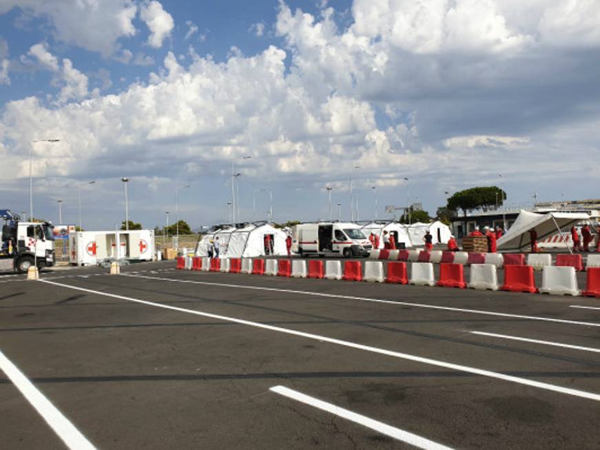 Fiumicino ospitail più grande drive-in test per il Covid