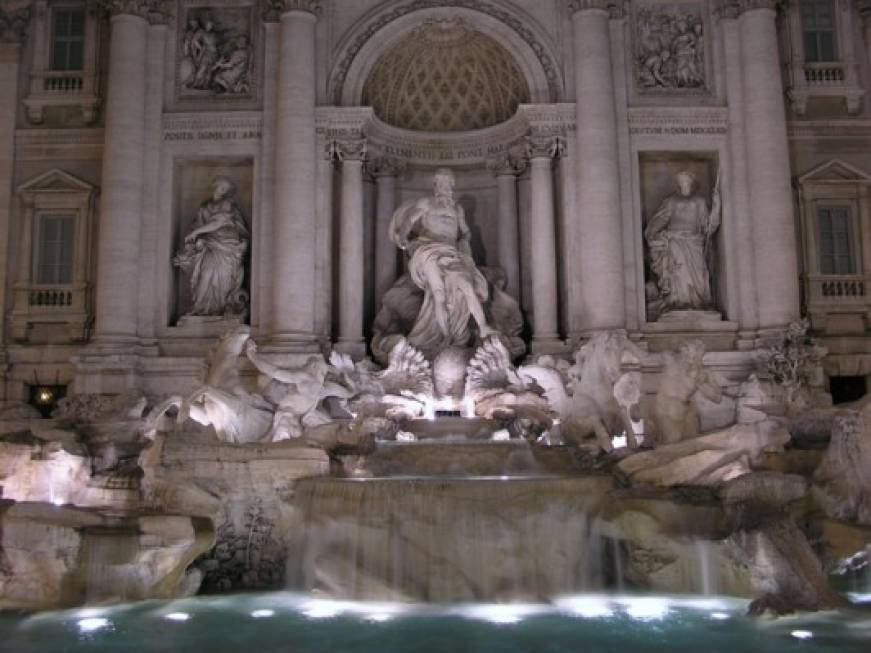 Roma, terminano oggi i lavori di manutenzione alla Fontana di Trevi