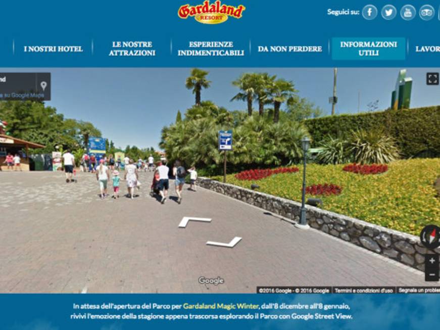 Street Wiew arriva a Gardaland: il parco su Google Maps