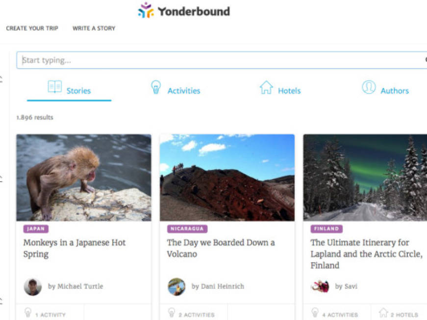 La startup di Virtuoso: Yonderbound a caccia di agenzie