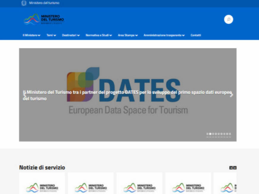 Il Ministero del Turismo nel consorzio europeo per la creazione del primo 'Spazio dati' del settore