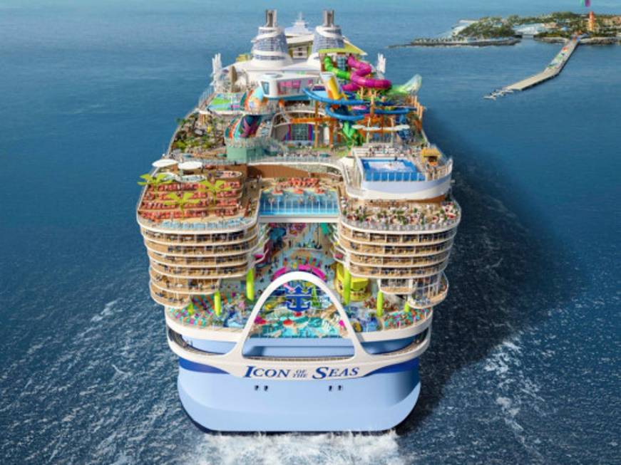 Royal Caribbean: Icon of the Seas pronta per il viaggio inaugurale ai Caraibi