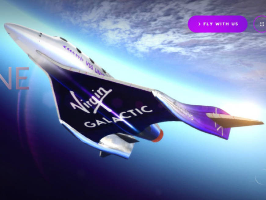 Decolla la prima missione di Virgin Galactic: a bordo l'aeronautica italiana
