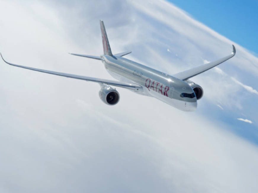 Qatar Airways, l'A350-900 debutta sulla rotta Doha-Roma Fiumicino
