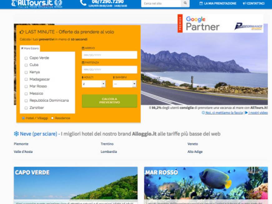 Alltours.it acquisisce la piattaforma Alloggio.it