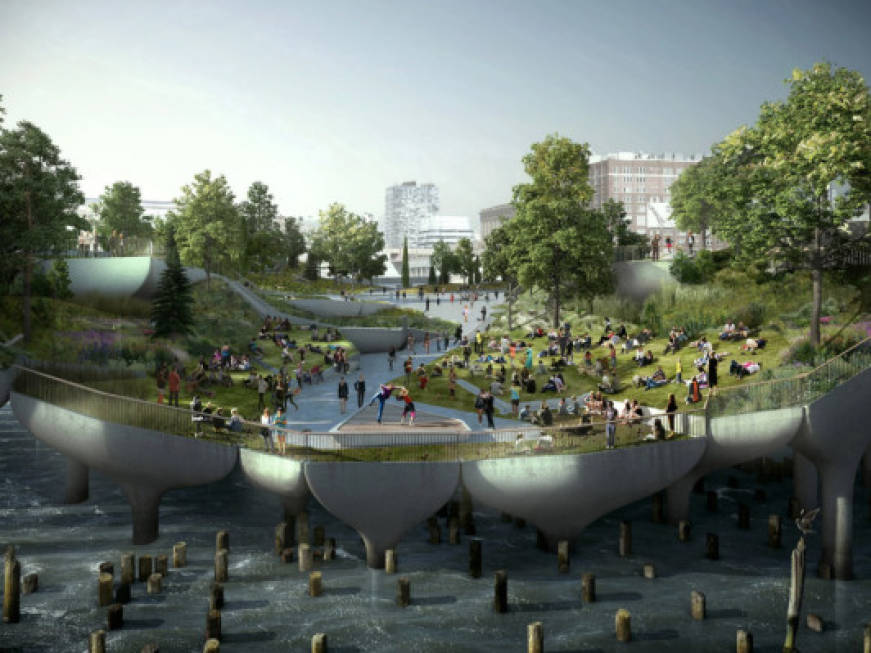 New York prepara un nuovo parco flottante: Little Island