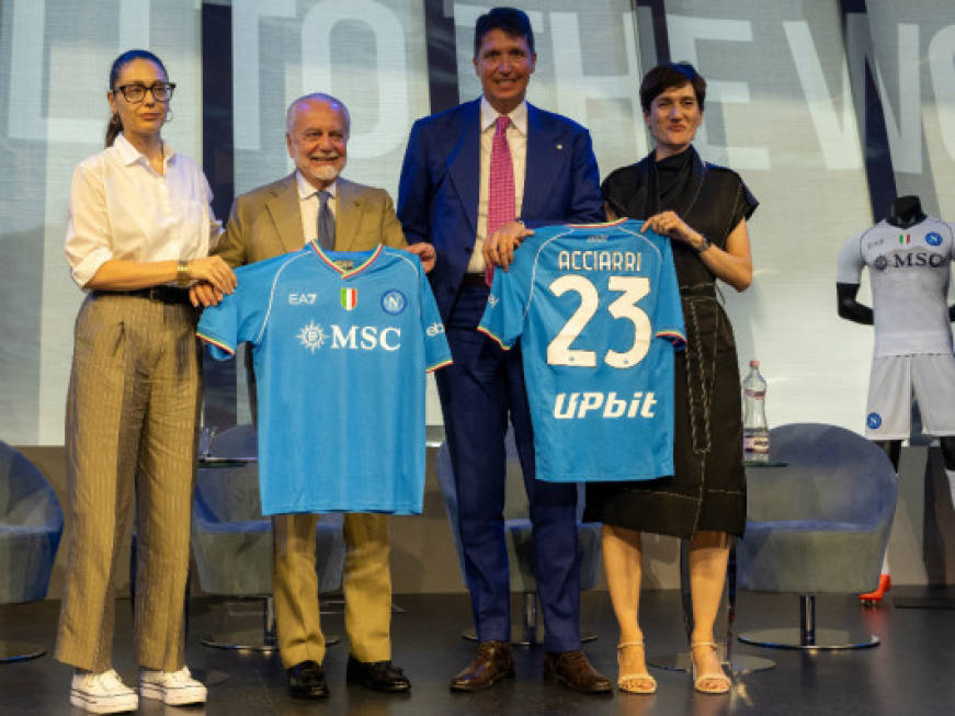 Msc Crociere sarà main global sponsor del Napoli nel prossimo campionato di calcio. I dettagli