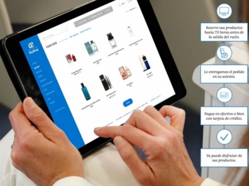 Air Europa lancia Skyshop: gli acquisti online si ritirano in aereo