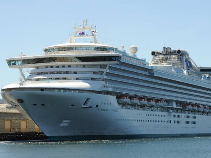 La Diamond Princess rientra dal Giappone dopo la quarantena