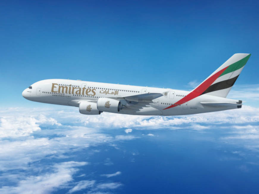 Emirates raddoppia in India: dopo Mumbai l'A380 vola anche a Bangalore