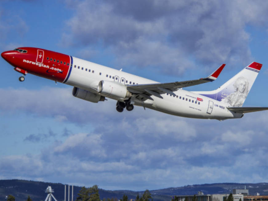 Norwegian aumenterà i voli in Italia nel 2023, rotte su Milano Bergamo, Bari e Bologna