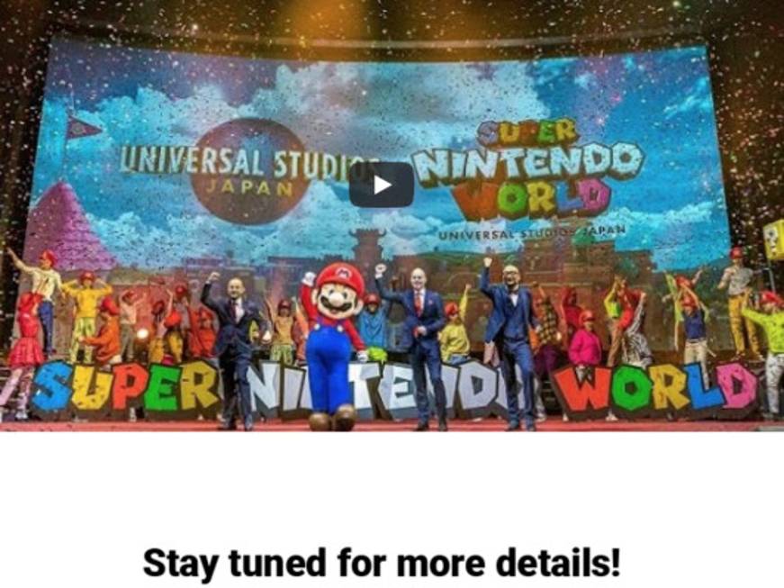 Super Nintendo World di Osaka, su Twitter le anteprime