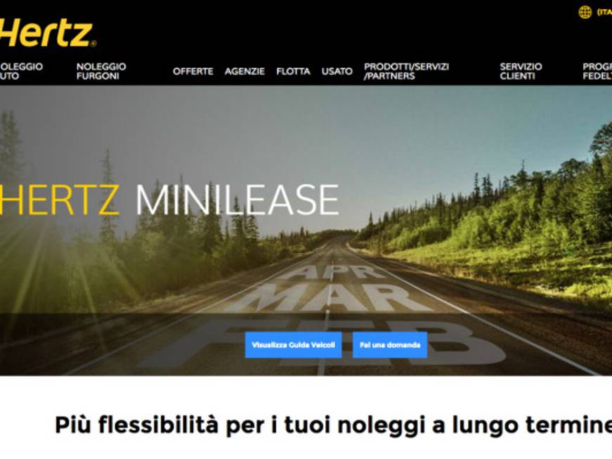 Noleggi a lungo termine, Hertz crea Minilease
