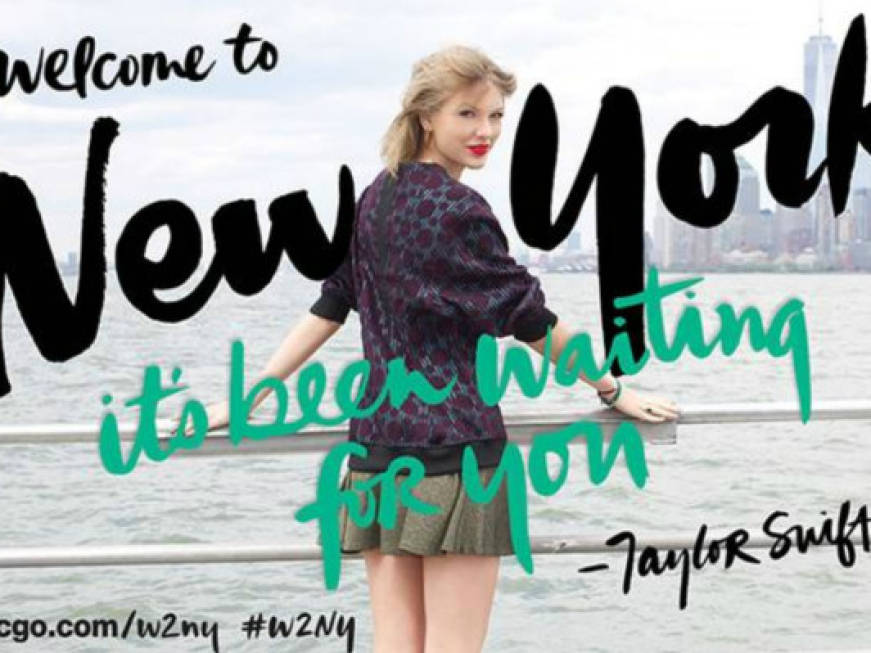Taylor Swift promuove New York, è lei il volto della campagna di Nyc&amp;Company