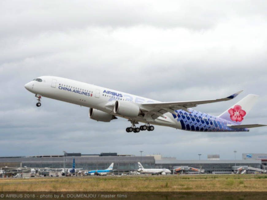 China Airlines e Airbus: livrea congiunta per il nuovo A350-900