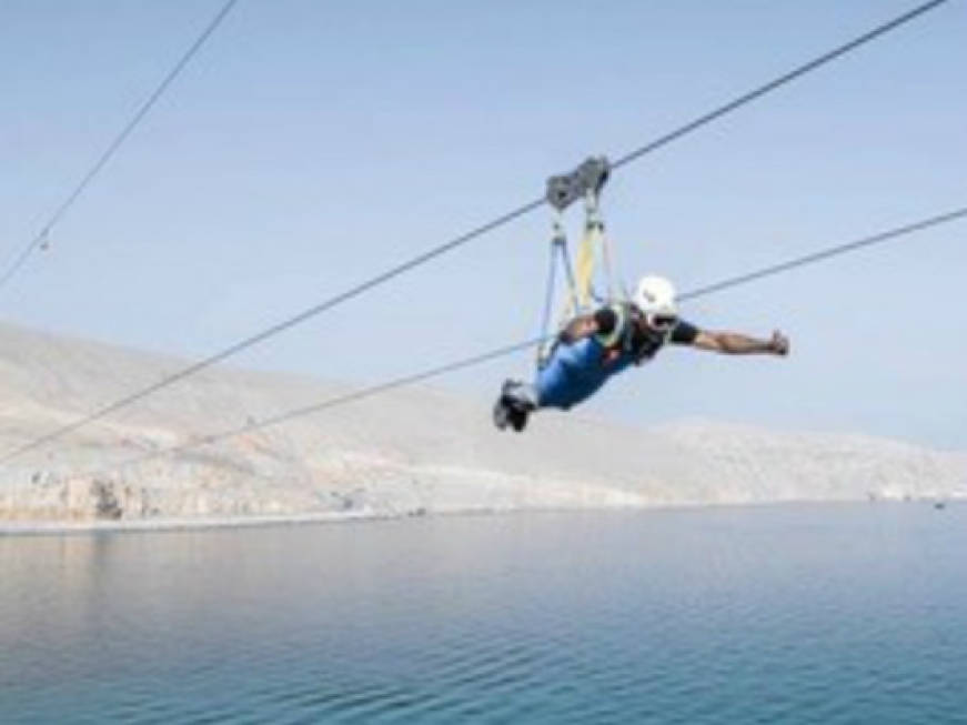 Con Originaltour la zipline overwater più lunga del mondo in Oman