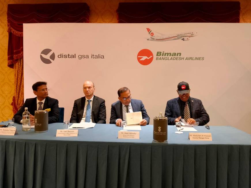 Biman Bangladesh:“Per noi l’Italiaprimo mercato Ue”