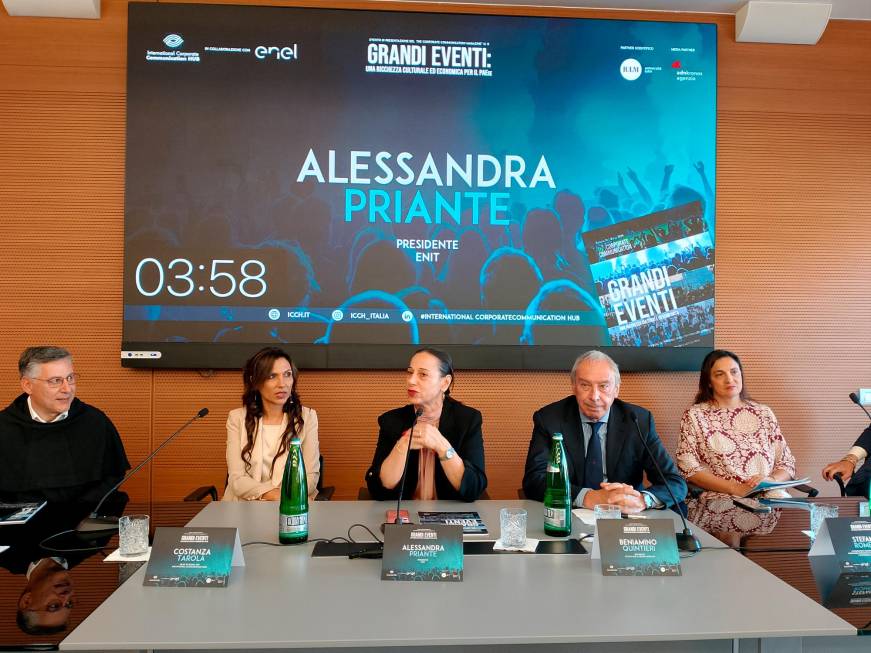Priante, Enit:“Grandi eventiforte attrattore”