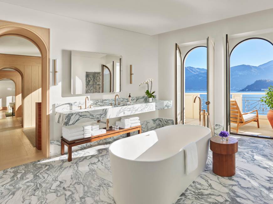 Il bagno della Penthouse Suite