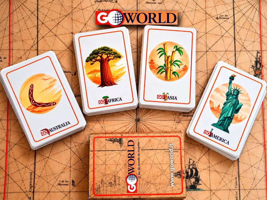 Le novità di Go World a TTG e i volti dello staff sulle carte da gioco