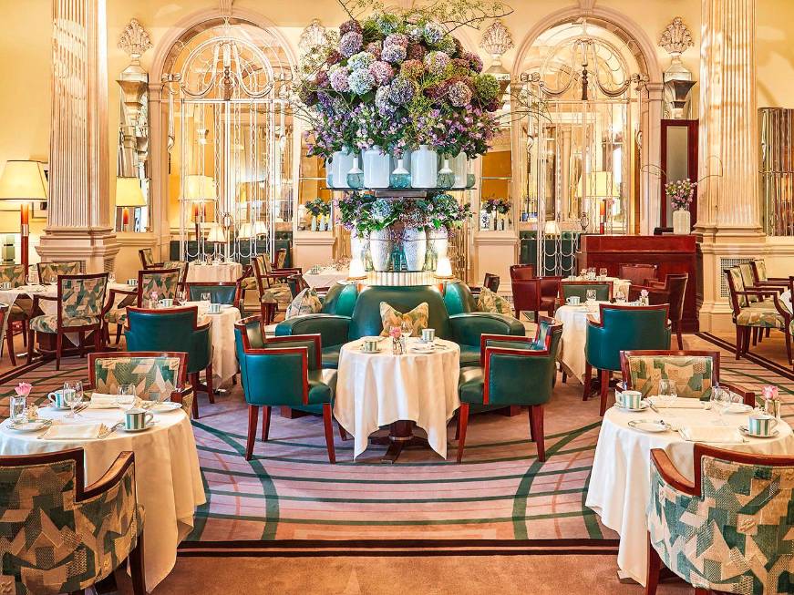 Il foyer dell’Hotel Claridge’s Londra