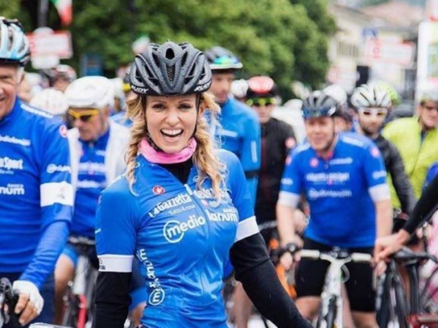 Justine Mattera, la Marilyn d&amp;#39;Italia che sogna il Tour de France